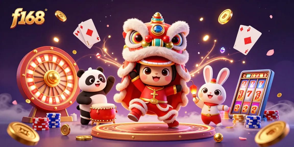 Play games and win at f168's vibrant online casino with dynamic elements.