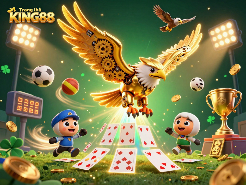 Engage with winning strategies on Trang chủ KING88 through a vibrant 3D casino illustration.
