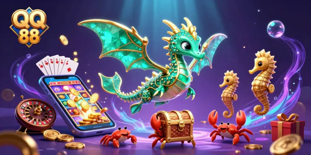 Join the excitement with QQ 88 as treasure-filled adventures unfold in a vibrant casino realm.