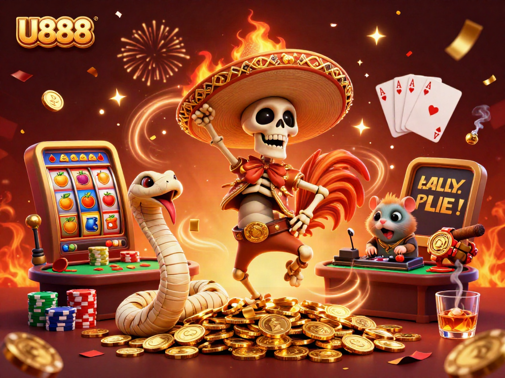 Celebrate with U888 as the mariachis and a DJ bring casino fun alive!