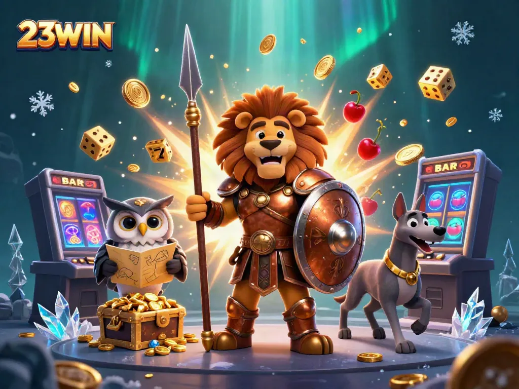Experience the excitement of winning at 23WIN with immersive casino game visuals.