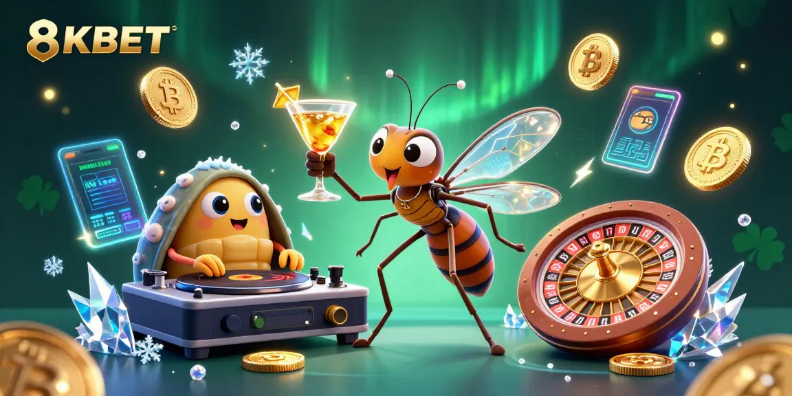 Experience immersive gaming at 8KBET with lively characters and vibrant casino elements.
