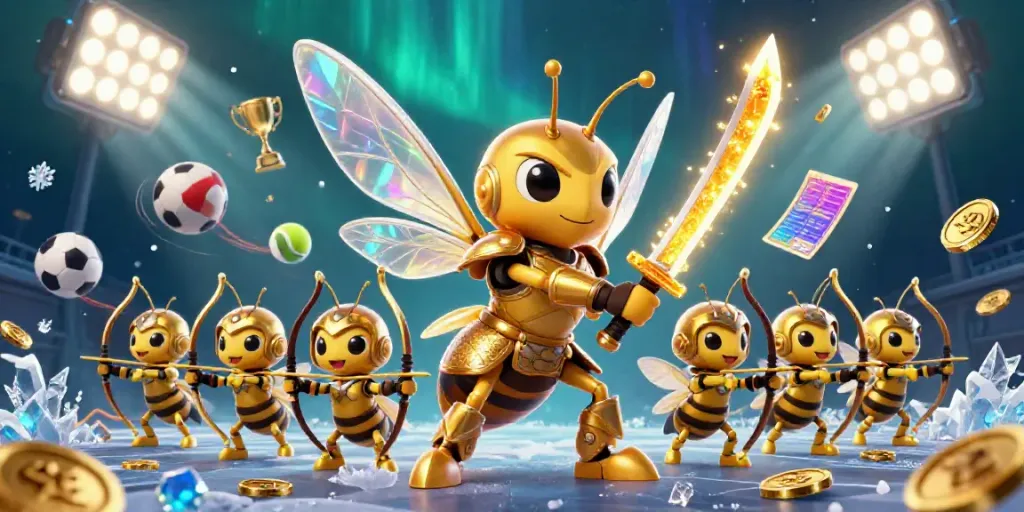 Engage with 23win, exploring dynamic casino entertainment illustrated with vivid colors and energetic characters.