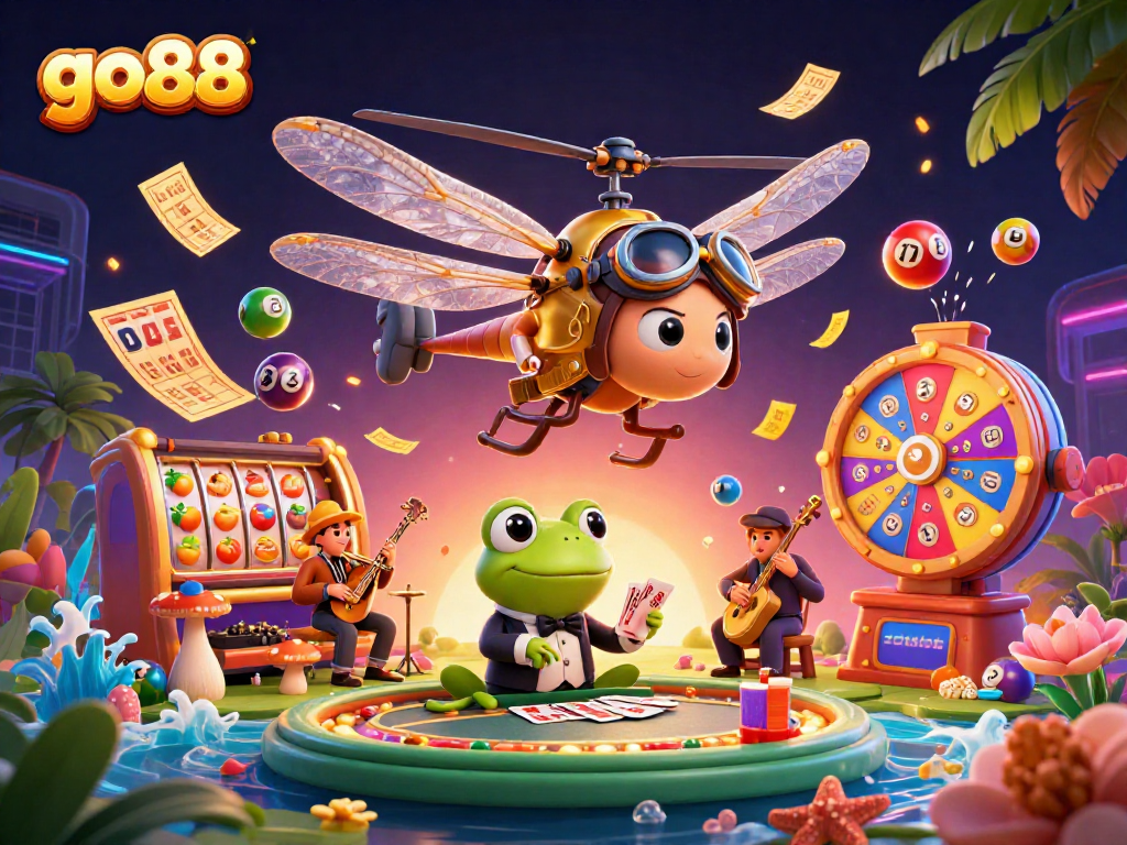 Explore vibrant gaming adventures with go88 featuring lively characters and dynamic casino elements.