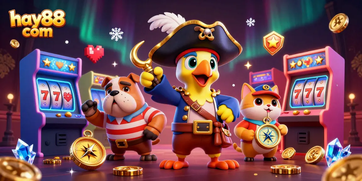 Experience the thrill of gaming with hay88 com, showcasing colorful slots and iconic characters.