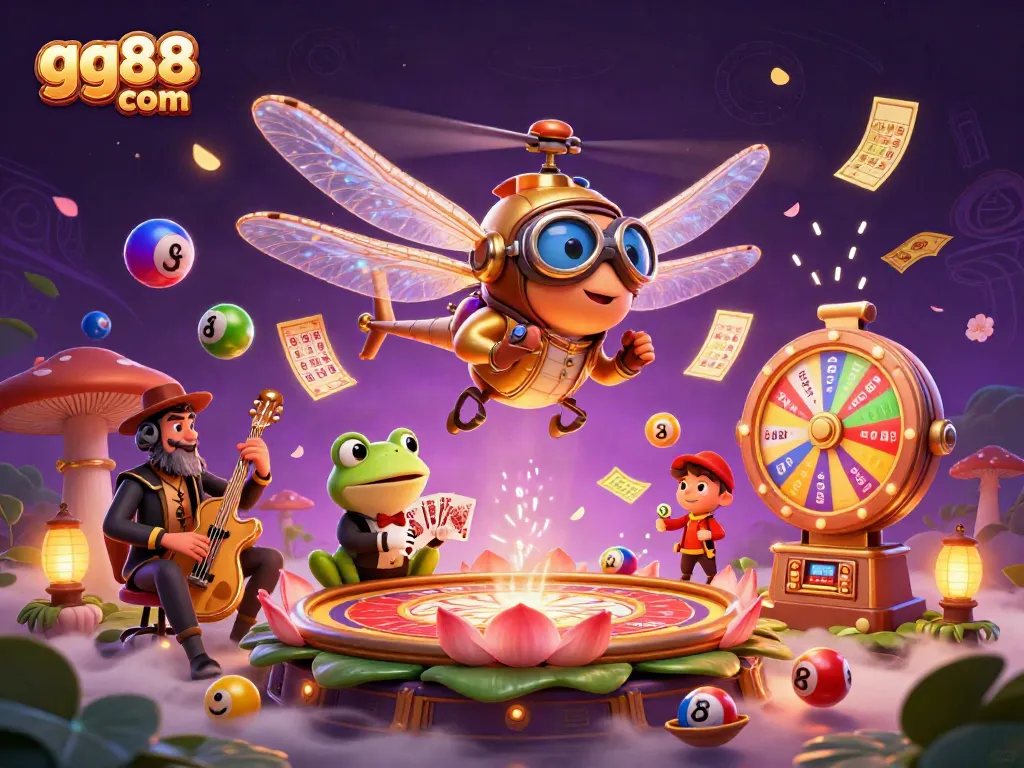 Experience dynamic gaming at gg88 com with vibrant characters and exciting casino elements!