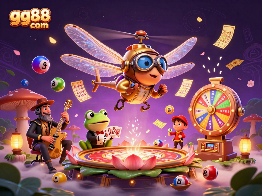 Experience dynamic gaming at gg88 com with vibrant characters and exciting casino elements!